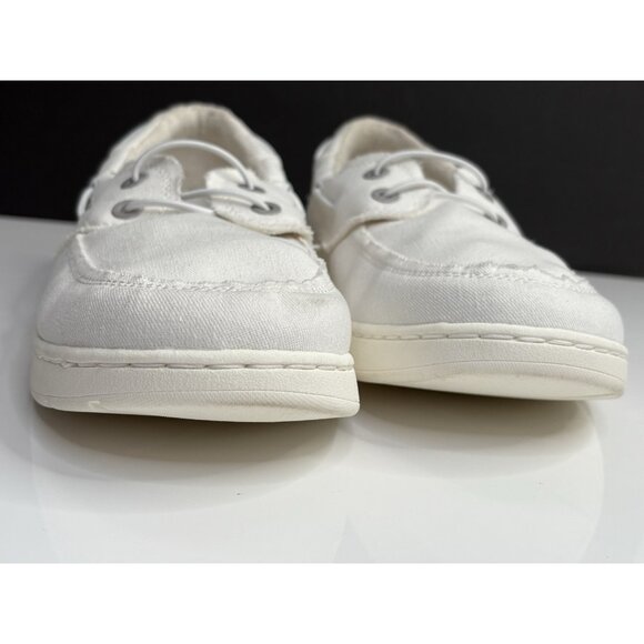 Vionic Beach Skipper Men's 9.5 Slip-On Canvas Casual Shoes White Cruise - Picture 6 of 16